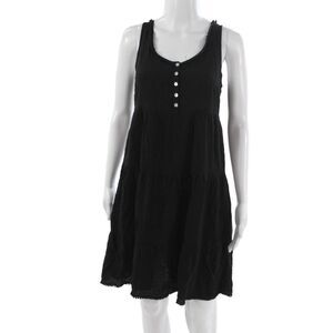 Seraphine Women Maternity Trapeze Dress Black Scoop Neck Mini Size 2